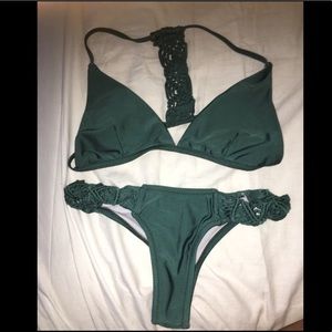BEAUTIFUL GREEN BIKINI